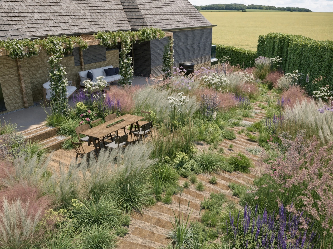 Garden design in Faversham